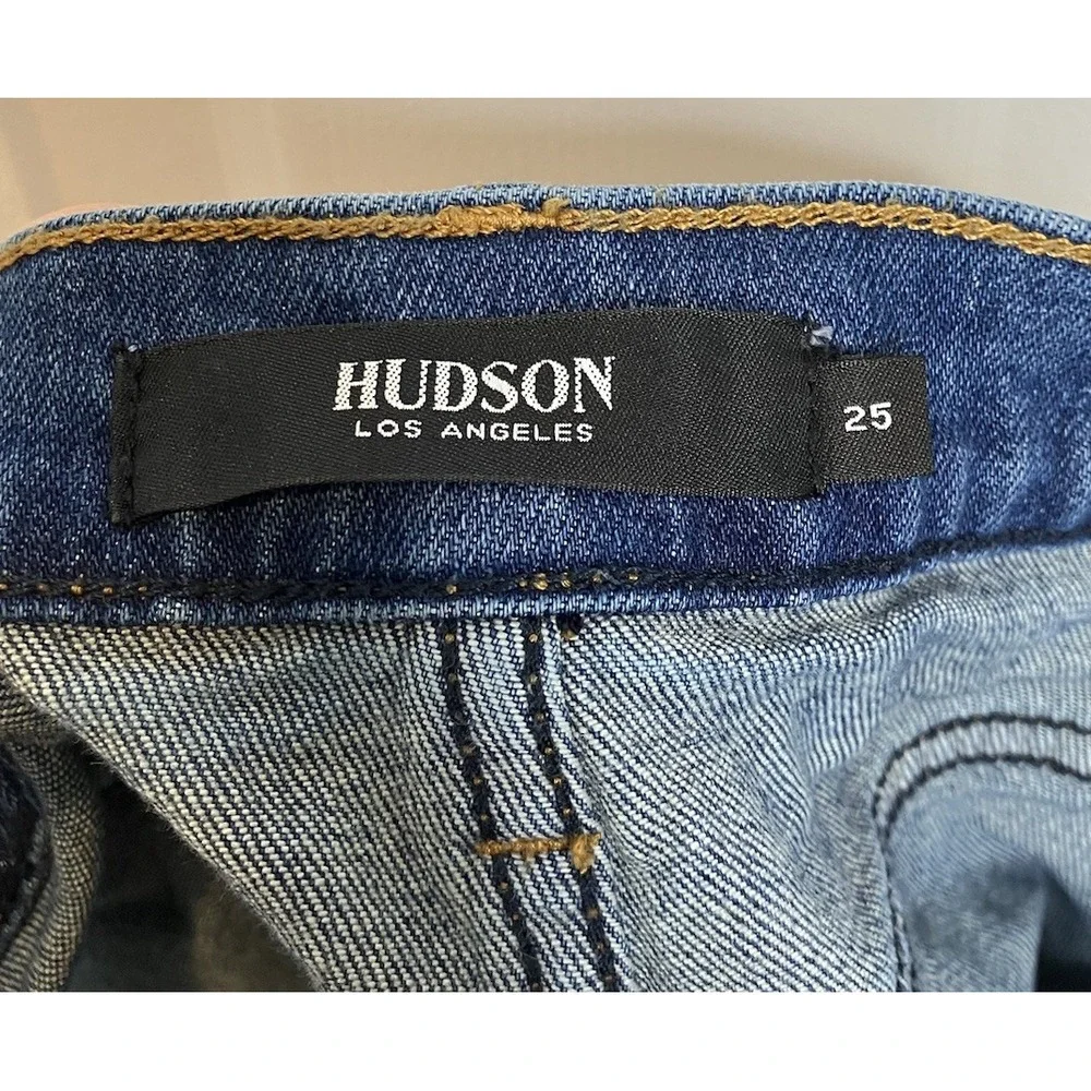 Hudson Women's Gemma Short Denim Shorts Medium Wash‎ 25